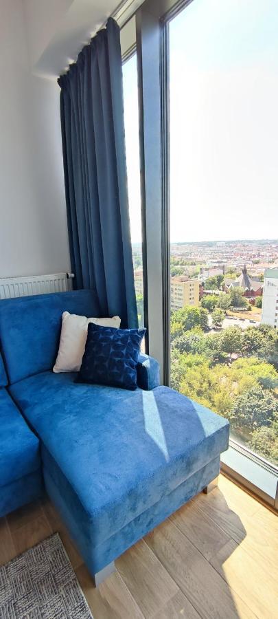 Aleda Hanza 14 Floor, Balkon 슈체친 외부 사진