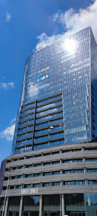 Aleda Hanza 14 Floor, Balkon 슈체친 외부 사진