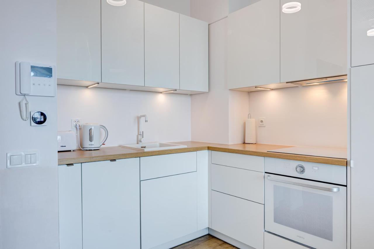 Aleda Hanza 14 Floor, Balkon 슈체친 외부 사진