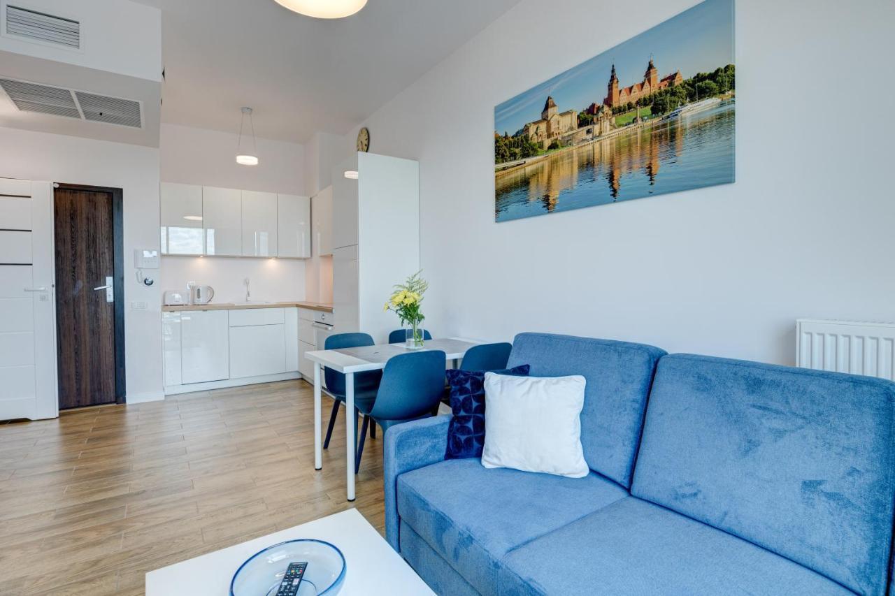 Aleda Hanza 14 Floor, Balkon 슈체친 외부 사진