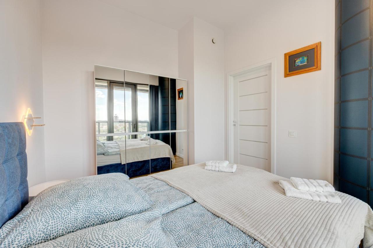 Aleda Hanza 14 Floor, Balkon 슈체친 외부 사진